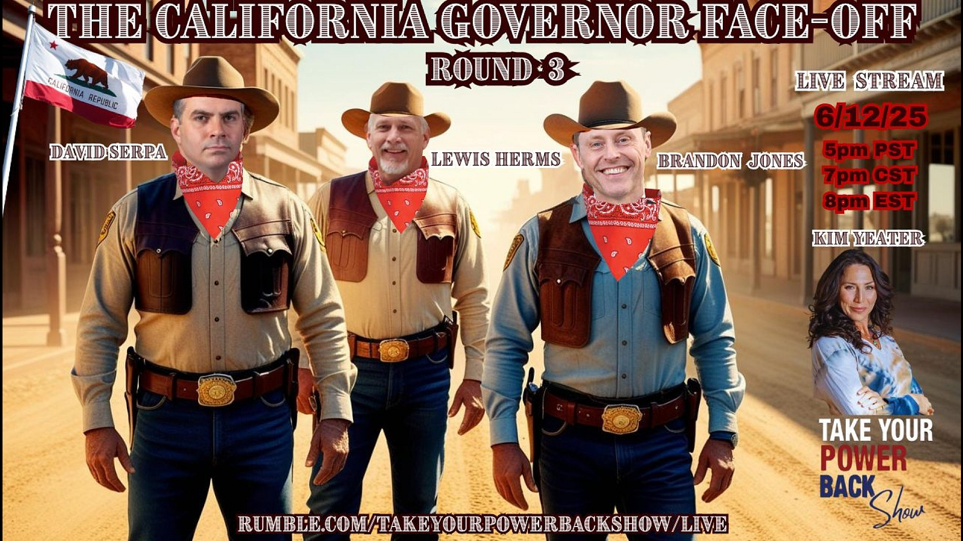 THE CALIFORNIA GOVERNOR FACEOFF ROUND 3 (1)