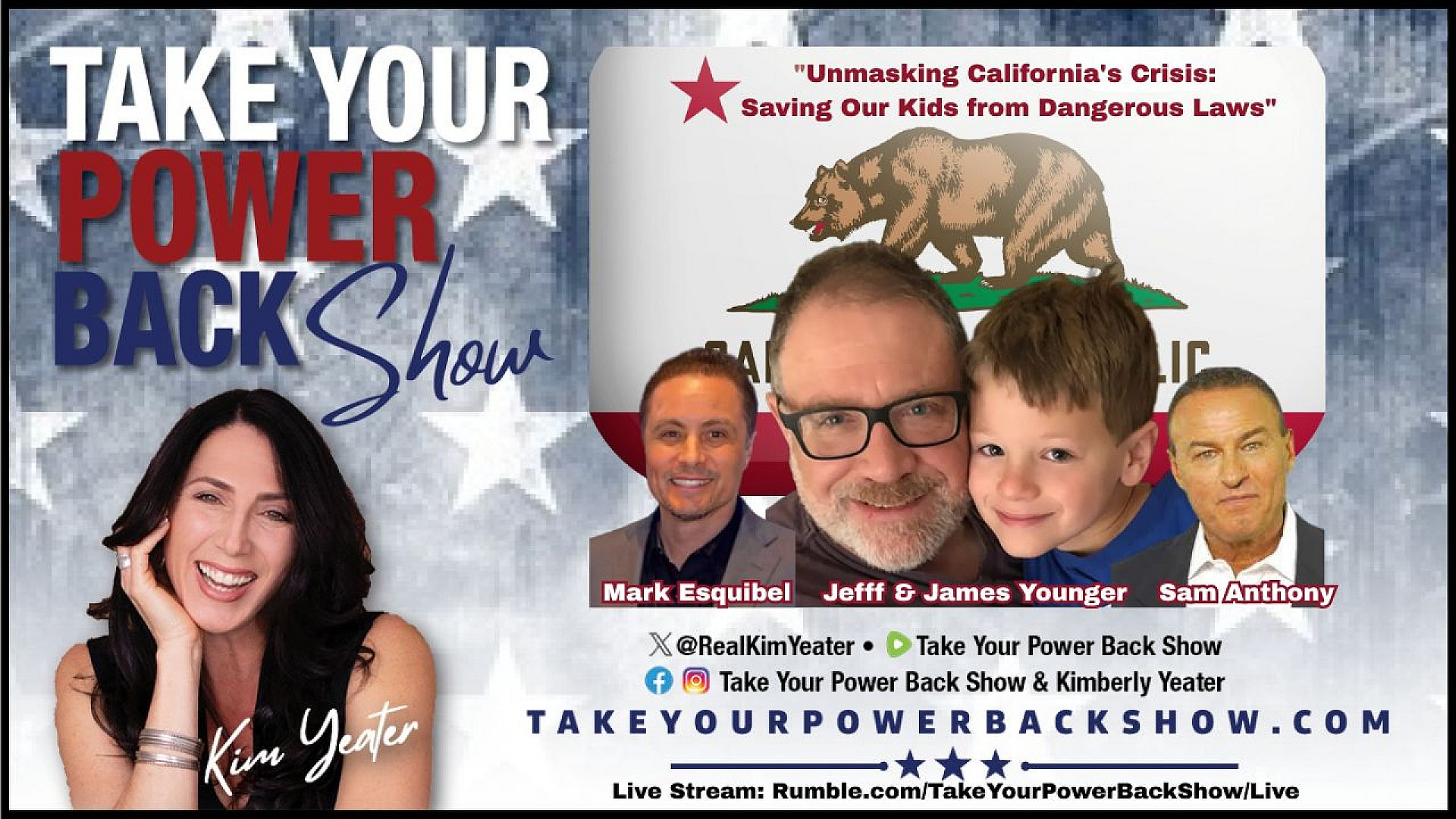 CALIFORNIA'S CRISES JEFF YOUN MARK ESQUIBEL SAM ANTHONY