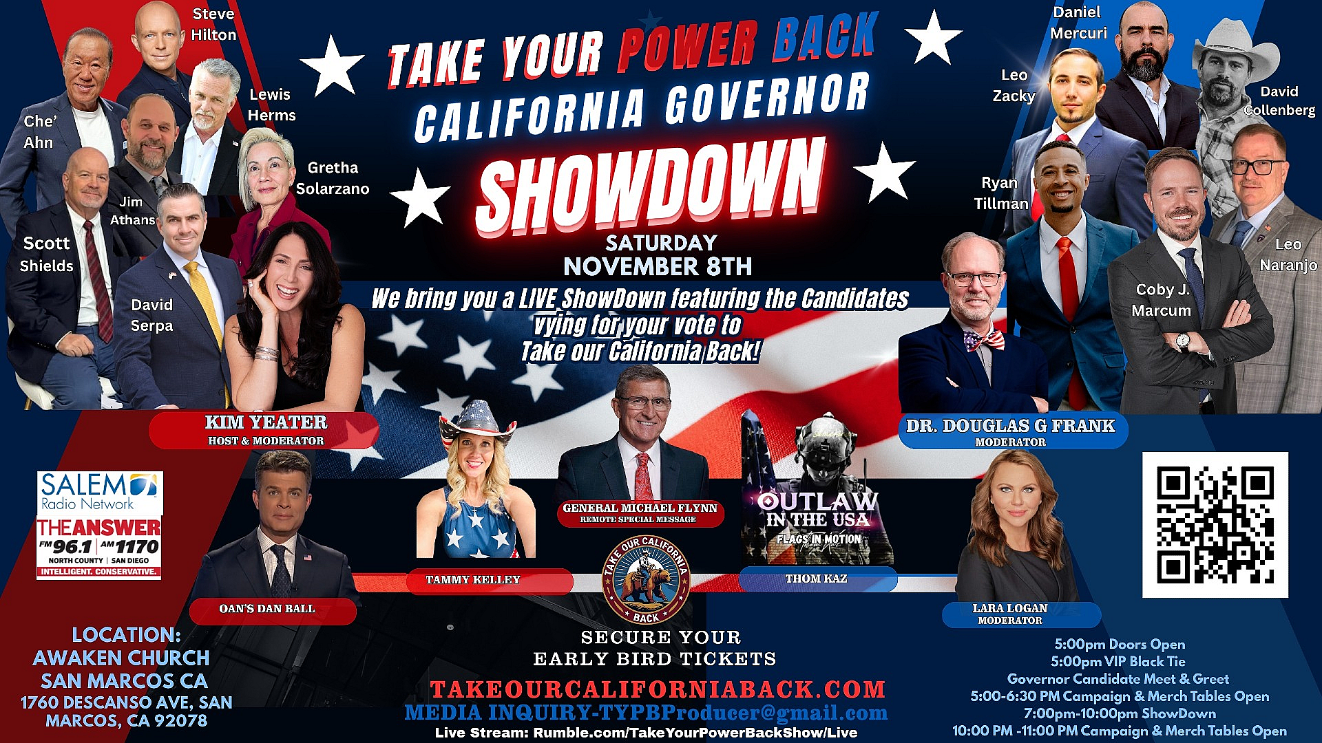 TAKE YOUR POWER BACK CALIFORNIA GOVERNOR SHOWDOWN -VIDEO SIZE (3200 x 1800 px) )